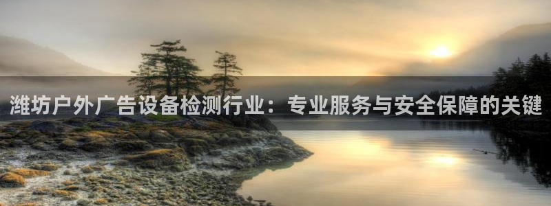 杏宇平台代理怎么样可靠吗：潍坊户外广告设备检测行业：专业服务与安全保障的关键