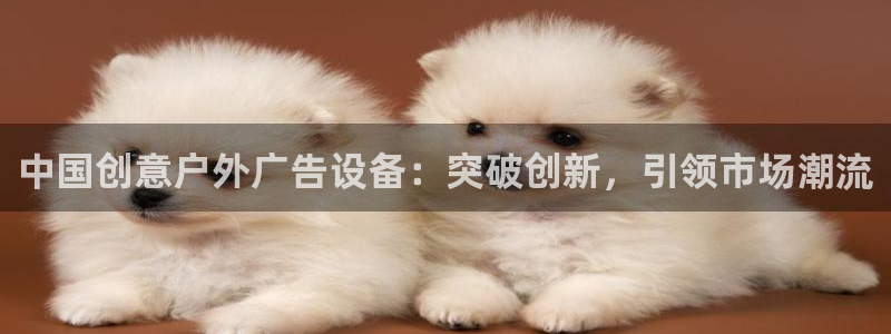 杏宇平台注册地址在哪里：中国创意户外广告设备：突破创新，引领市场潮流