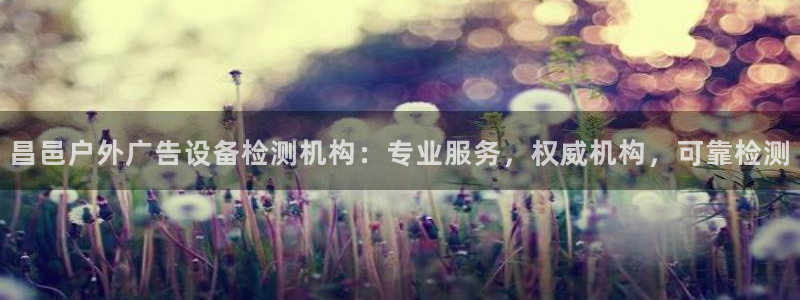 杏宇平台是什么：昌邑户外广告设备检测机构：专业服务，权威机构，可靠检测