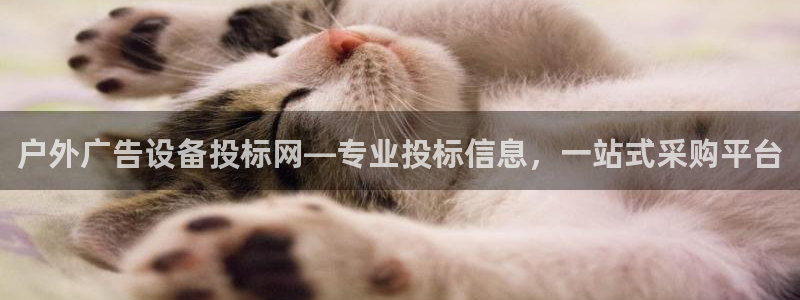 杏宇平台测速链接：户外广告设备投标网—专业投标信息，一站式采购平台