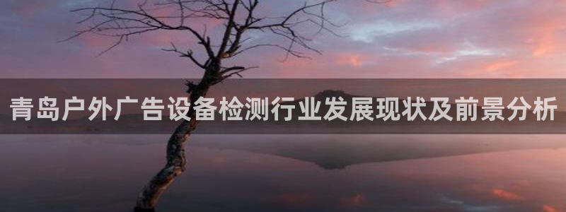 杏宇平台招商电话号码：青岛户外广告设备检测行业发展现状及前景分析