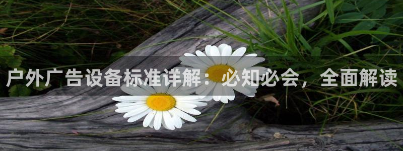 杏宇平台代理怎么赚钱快：户外广告设备标准详解：必知必会，全面解读
