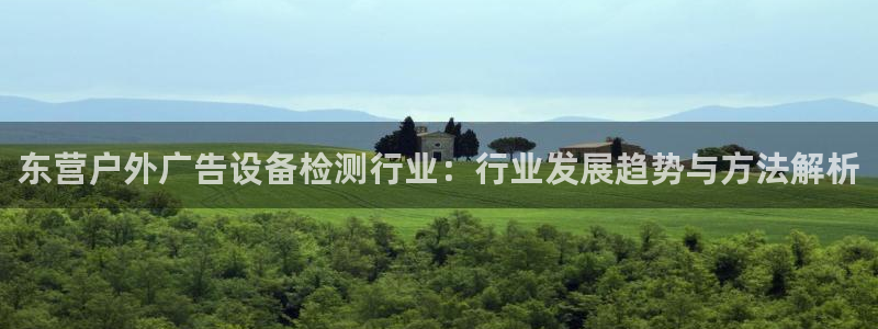 杏宇平台测速链接：东营户外广告设备检测行业：行业发展趋势与方法解析
