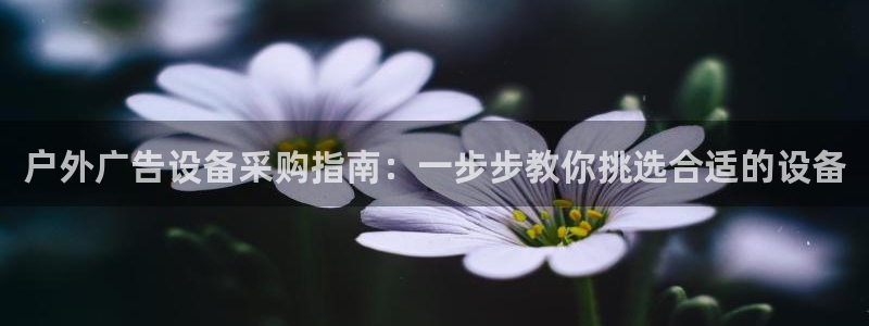 杏宇平台怎么样赚钱：户外广告设备采购指南：一步步教你挑选合适的设备
