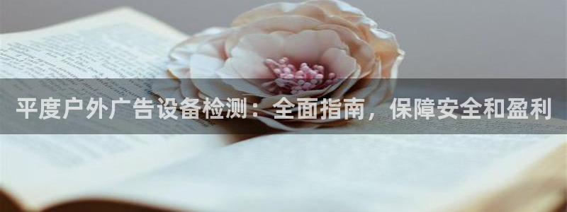 杏宇平台代理怎么样：平度户外广告设备检测：全面指南，保障安全和盈利
