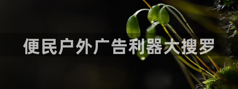 杏宇平台代理怎么赚钱：便民户外广告利器大搜罗