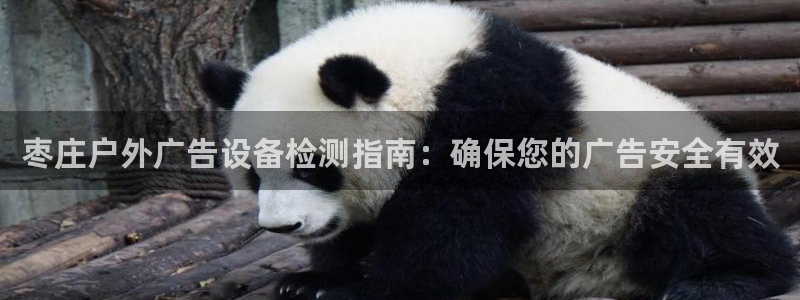 杏宇平台提现为什么这么久呢：枣庄户外广告设备检测指南：确保您的广告安全有效